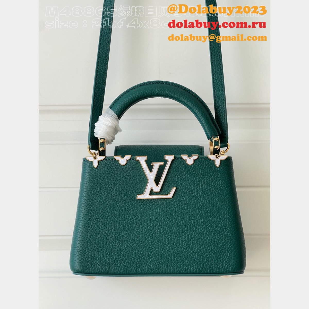 Wholesale M48865 The Capucines Designer Louis Vuitton Replica Bag