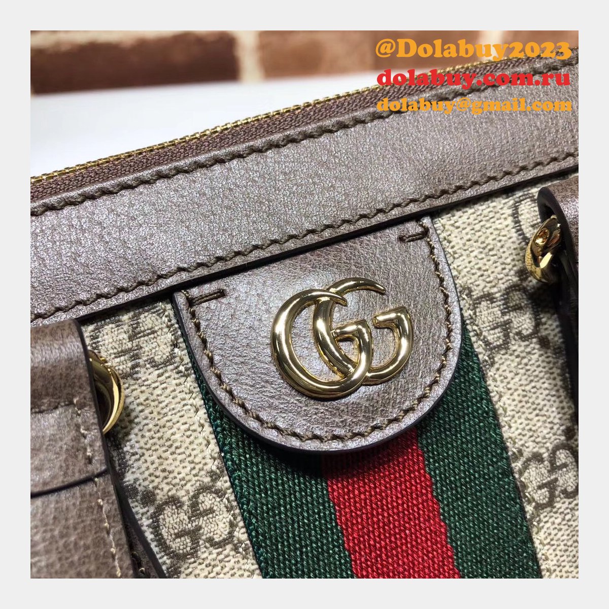 top quality G*u*i gg 547551 supreme flora ophidia small tote bag
