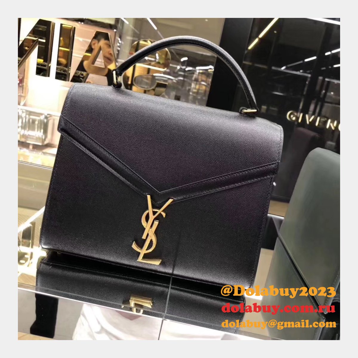 Luxury Replica Saint Laurent Cassandra Top-handle 578000 Bag