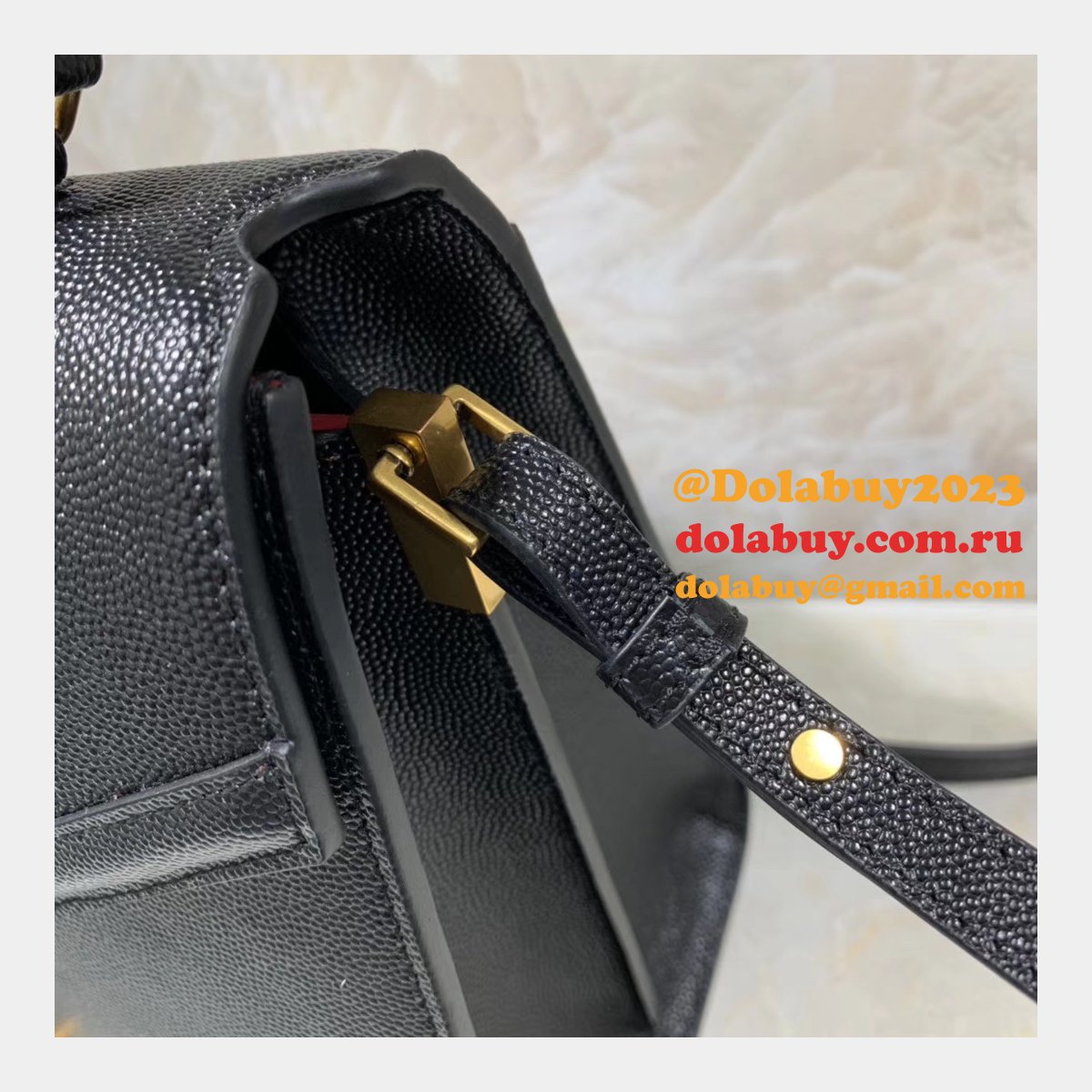 Luxury Replica Saint Laurent Cassandra Top-handle 578000 Bag