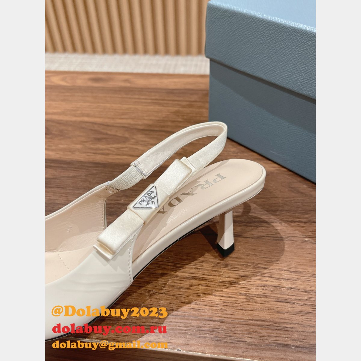 Prada 2023 Slingback Replica Shoes Inspired Sandals Online