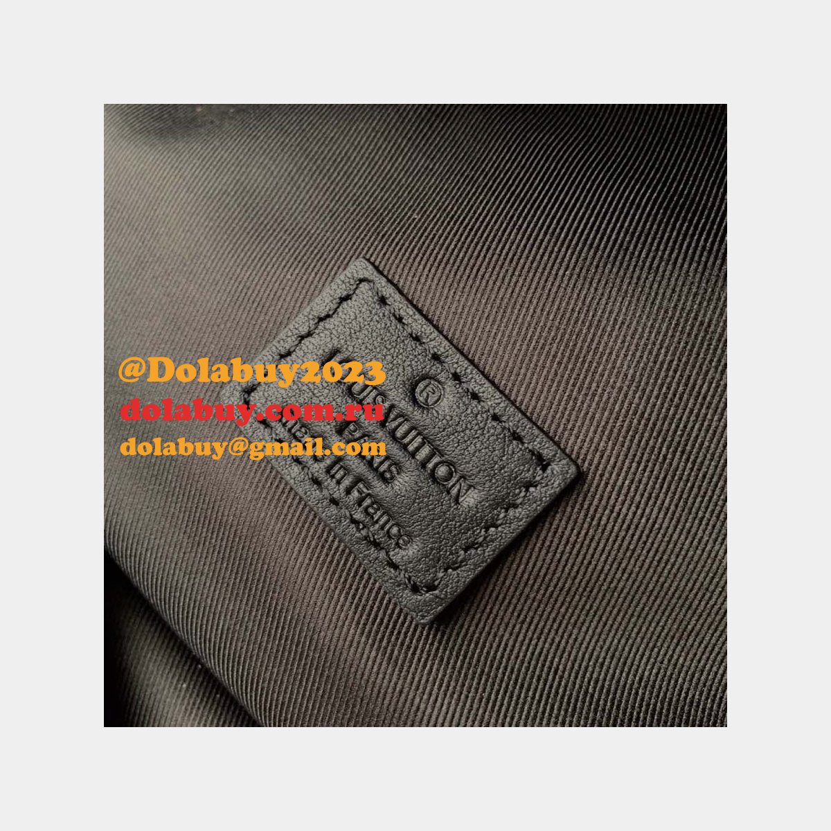 Top Quality Louis Vuitton Replicas Monogram Canvas Bumbag M44336 Black