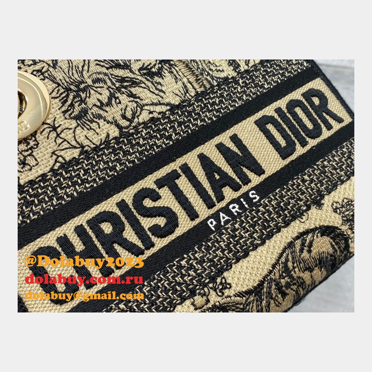 Christian Dior Copy Lady 1:1 17CM Mirror Designer Bag