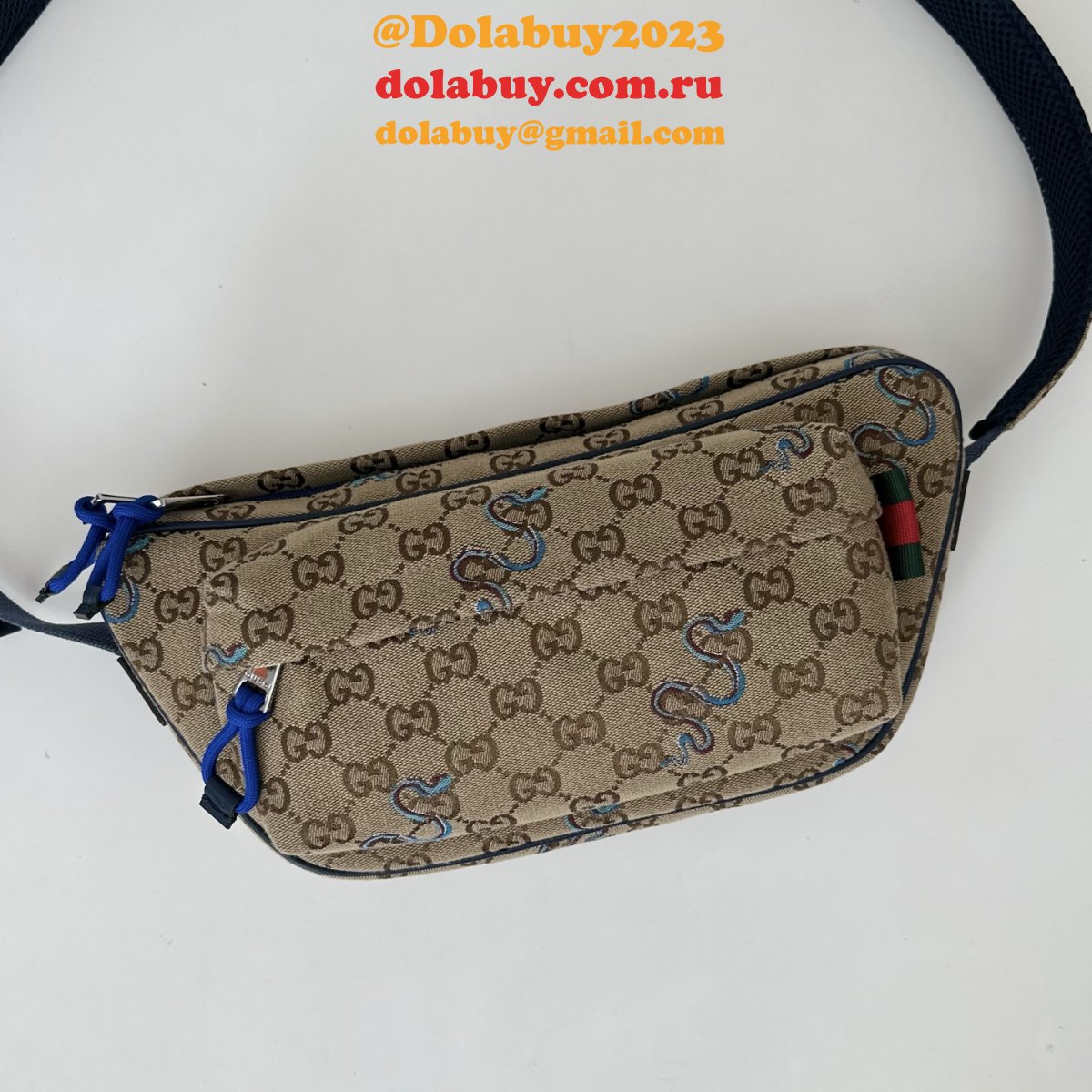 G*u*i gg canvas large slingbag 802096 top quality bag