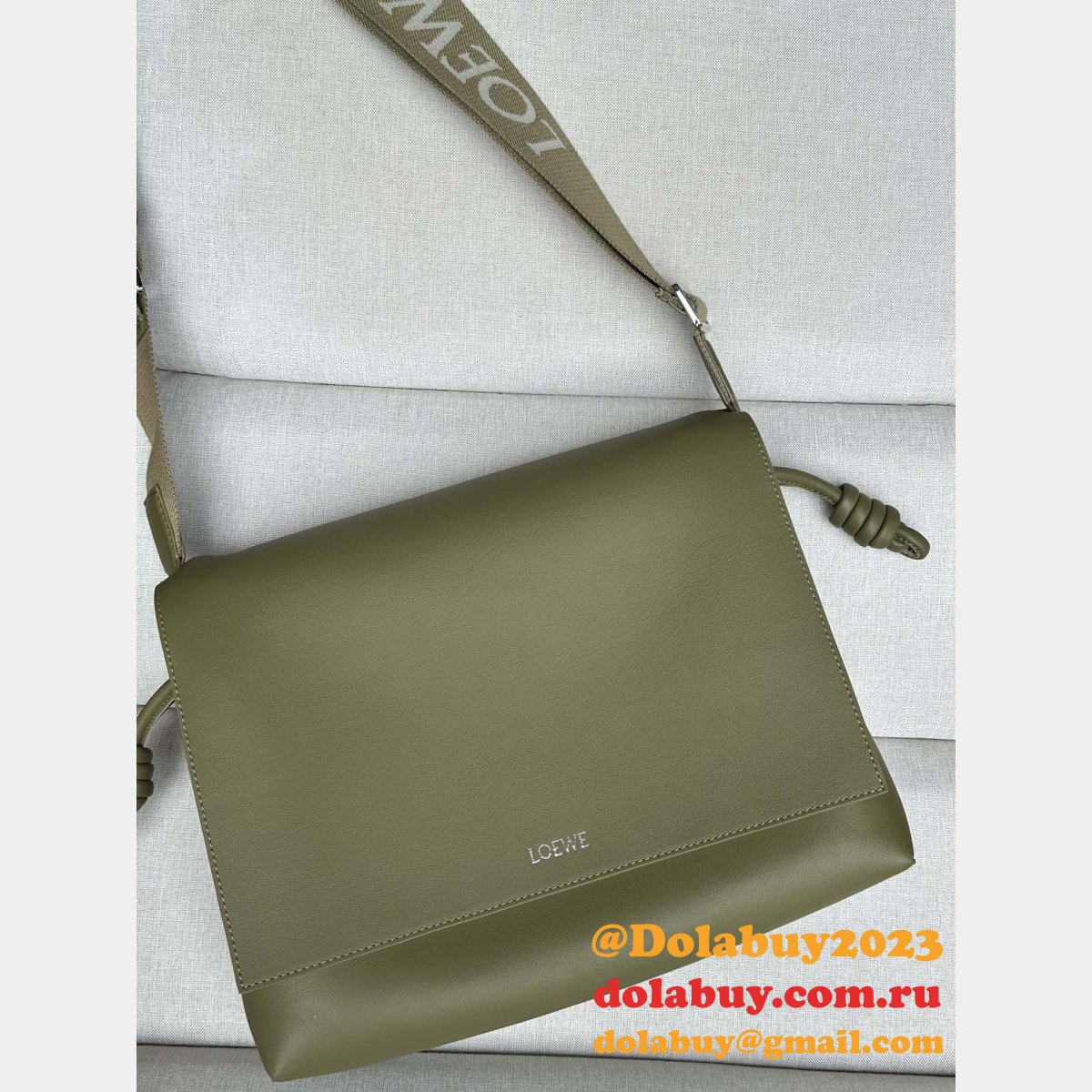 Best loewe Flamenco satchel Cheap Messenger Bag
