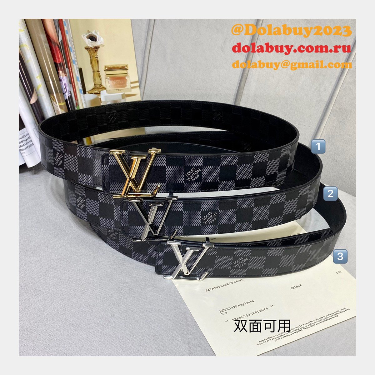 Where Can I Buy Replica Louis Vuitton Designer 40mm Belts