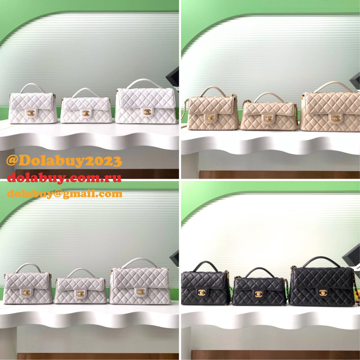 Luxury Flap AS5354 & AS5355 & AS5356 Top Handle Replica Bag