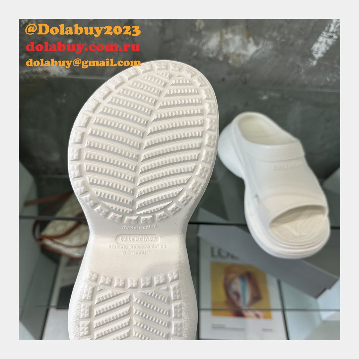 UA quality Balenciaga Slippers Perfect shoes