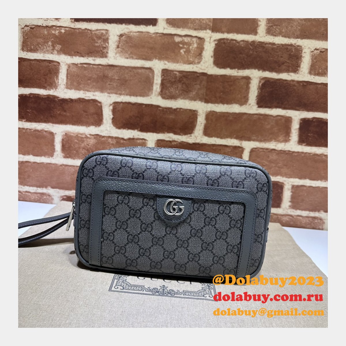 wearable wallets fashion G*u*i replica ophidia gg pouch 760245 bag