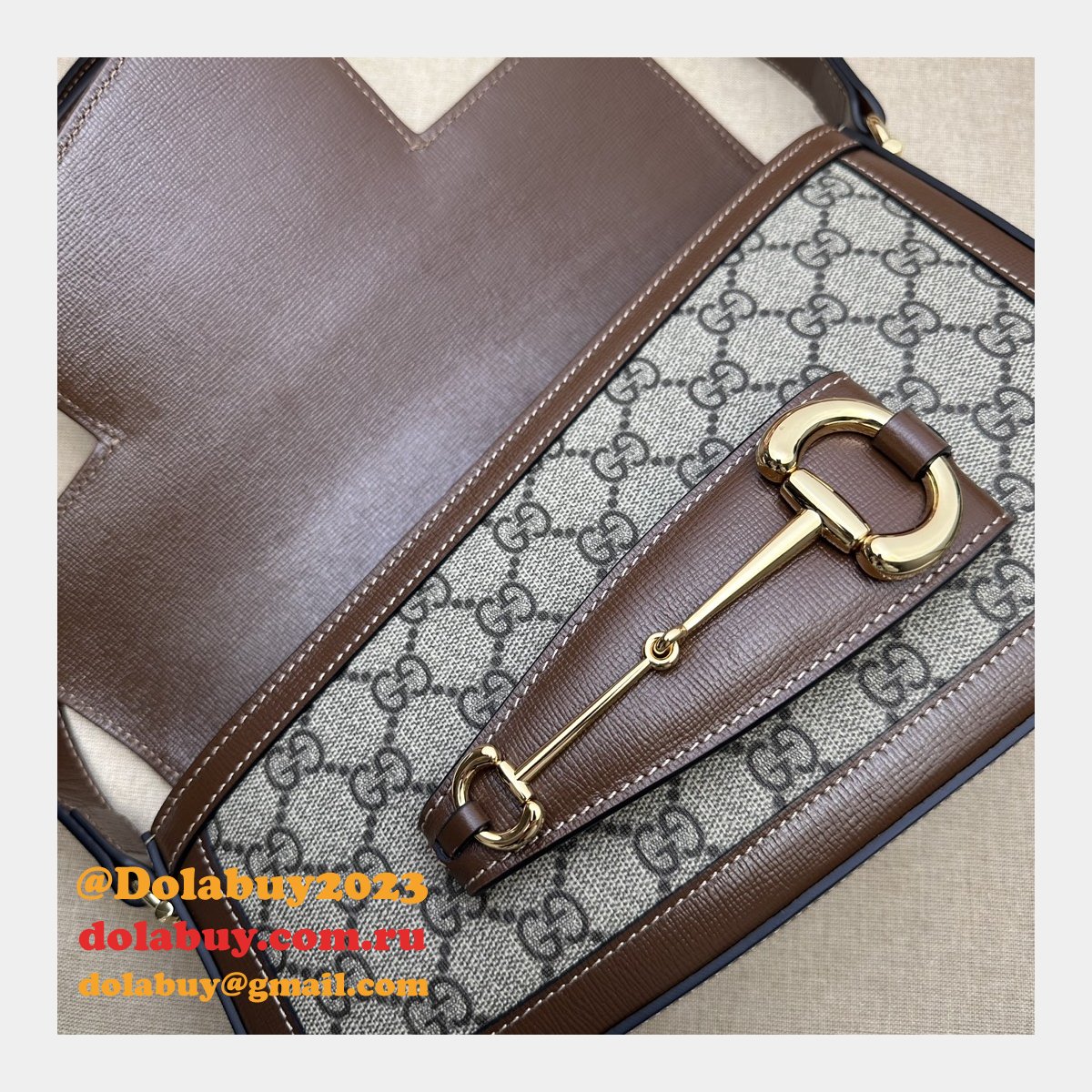 top quality 764155 horsebit shoulder 1955 G*u*i inspired bag