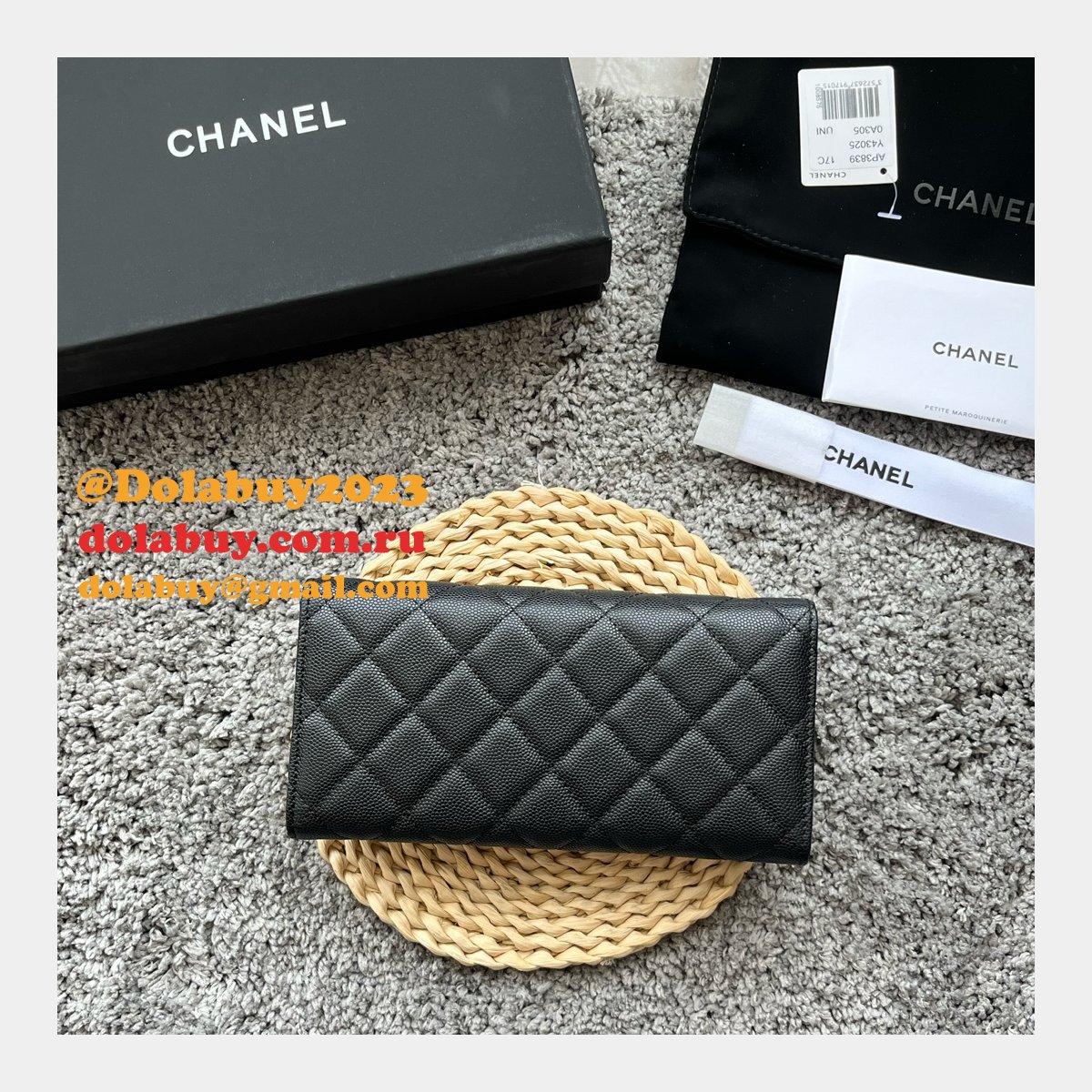 High Quality 7 Star Zipped Coin Purse AP3840 & AP3830 Replica Wallets