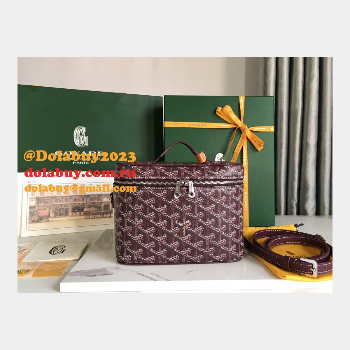 Beauty Fake Designer 020185 Makeup Goyard Muse Luxury Bag