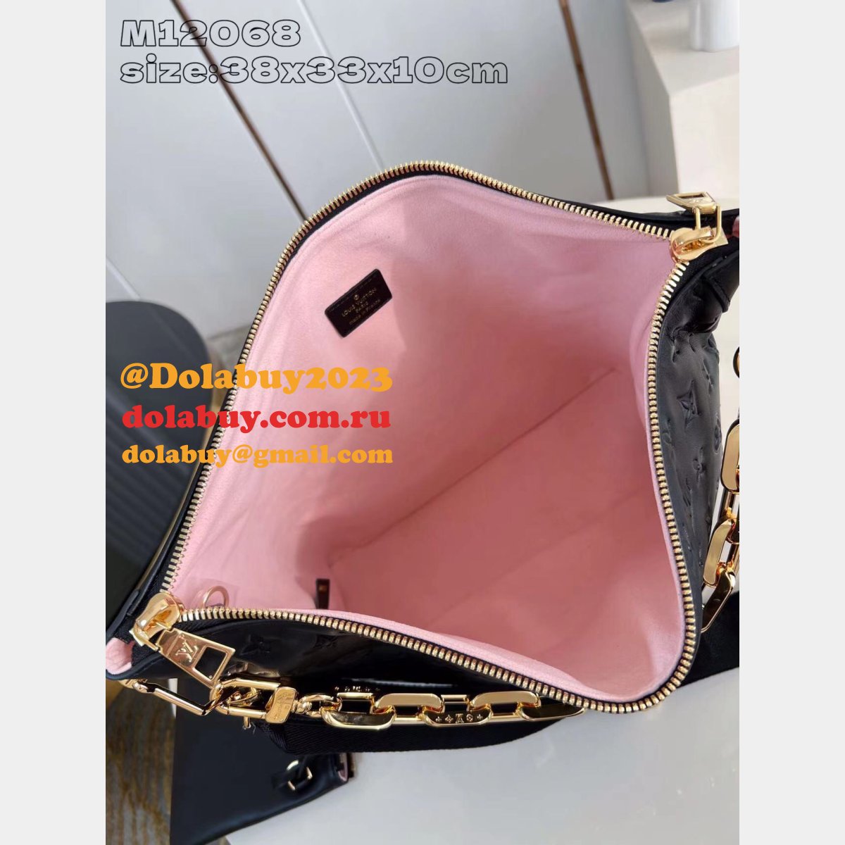 Duplicate Louis Vuitton Designer Coussin Hobo MM M12068 Bag