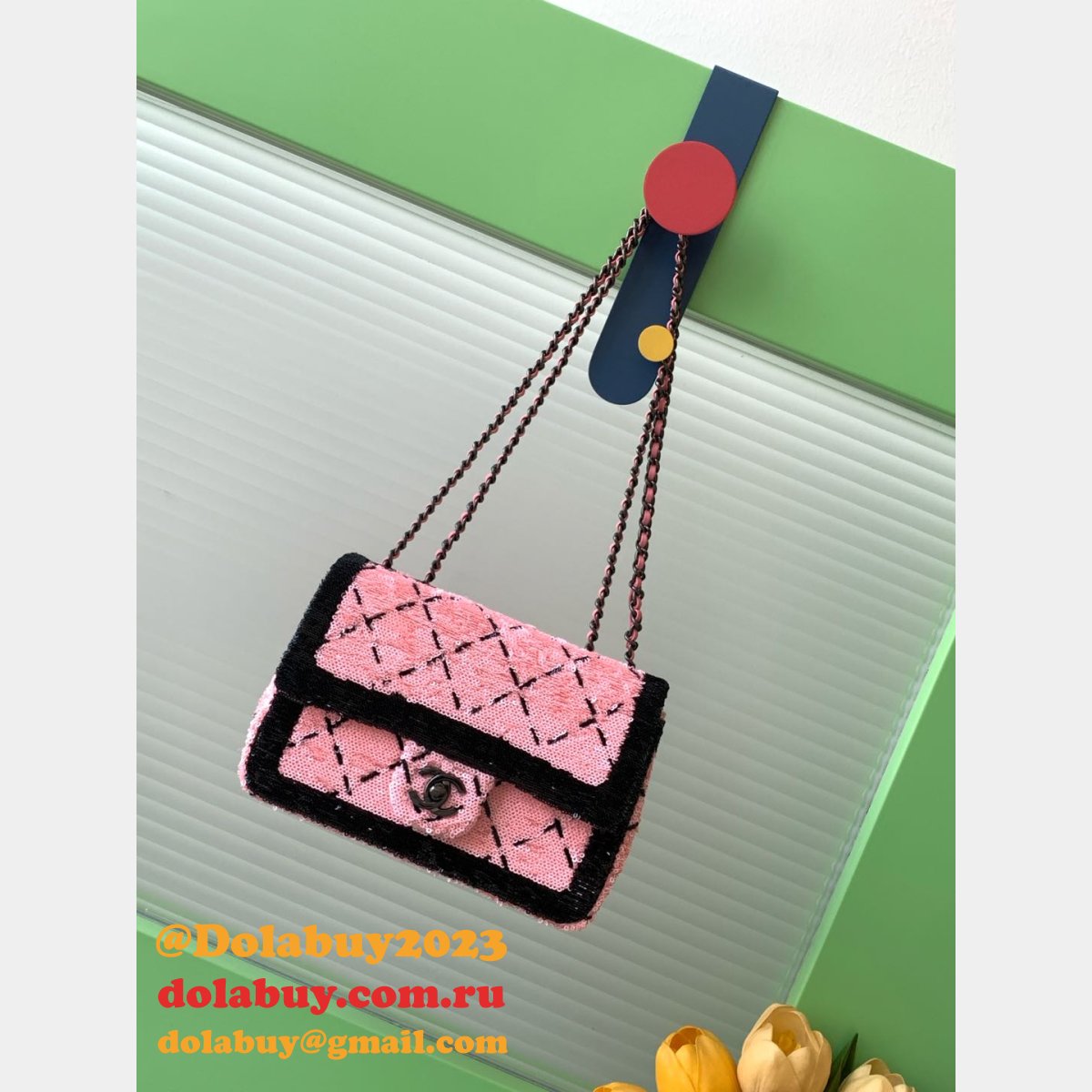 Knockoff 1:1 Mirror Top Handle Flap Classic AS4561 20CM Handbag