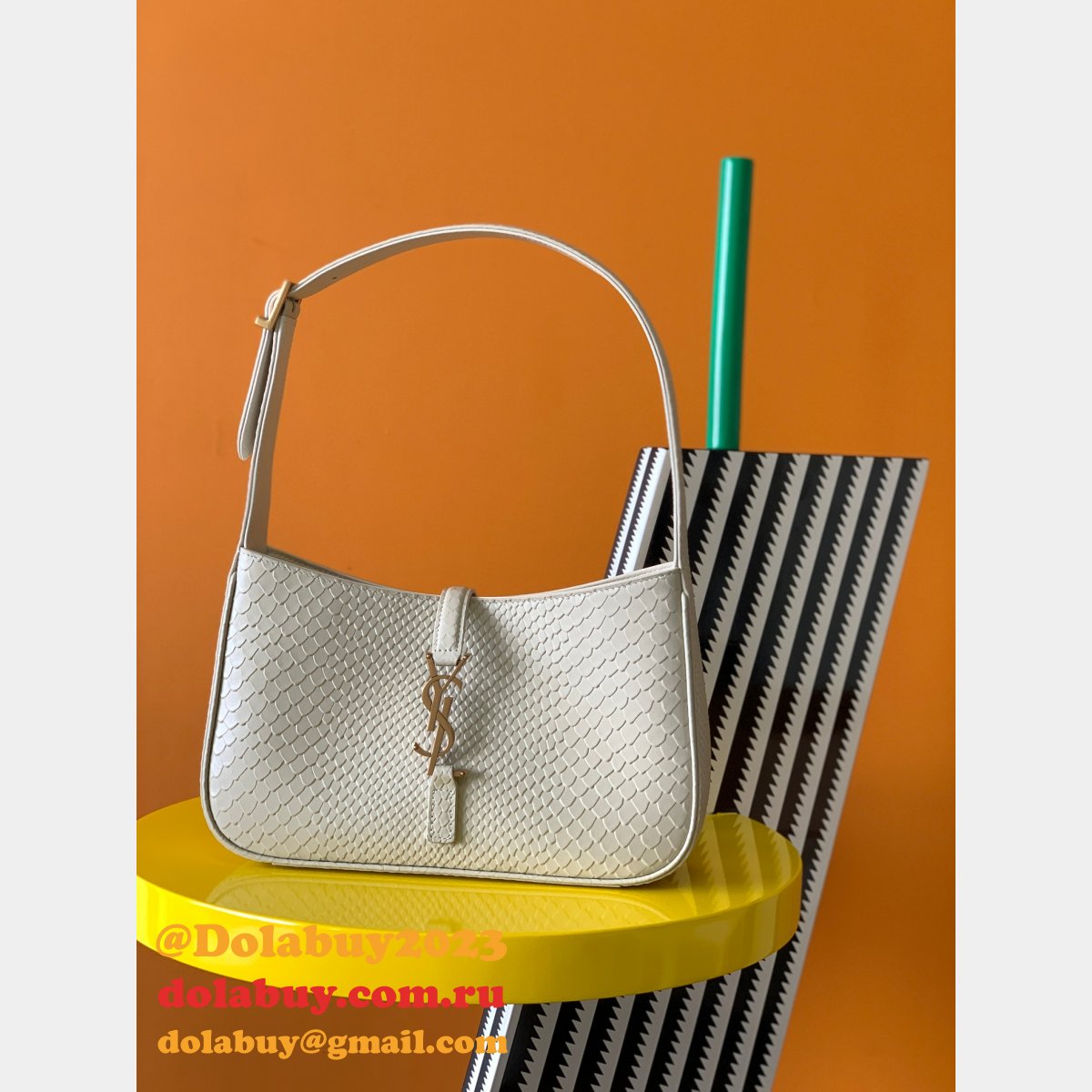 Dolabuy Quality Online Replica YSL Cléo LE5A7 Hobo High Quality Bags