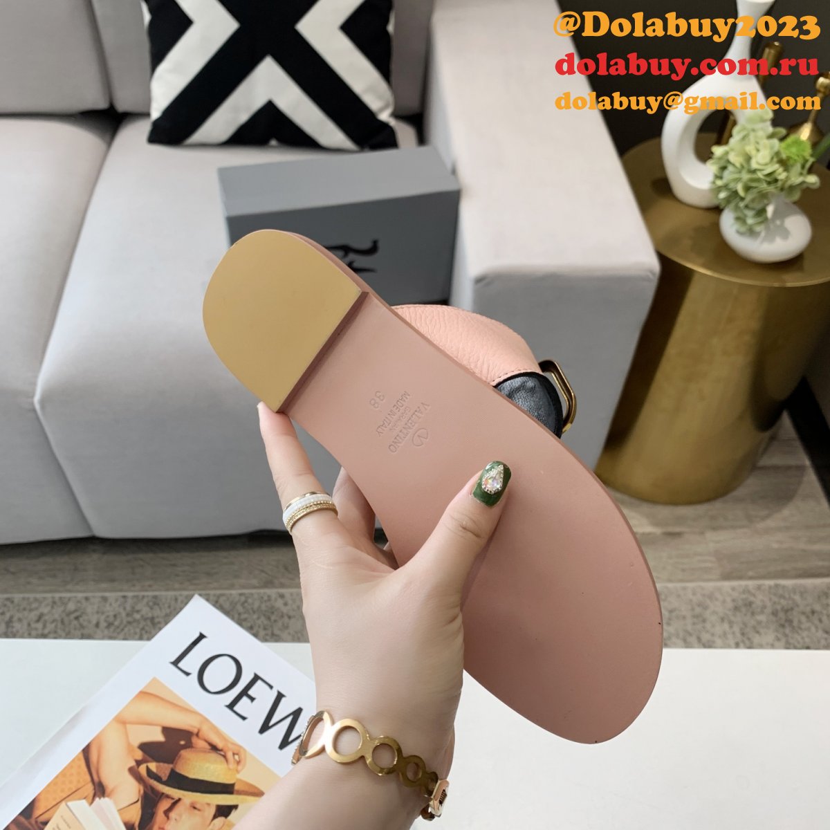 Luxury Valentino Women slippers
