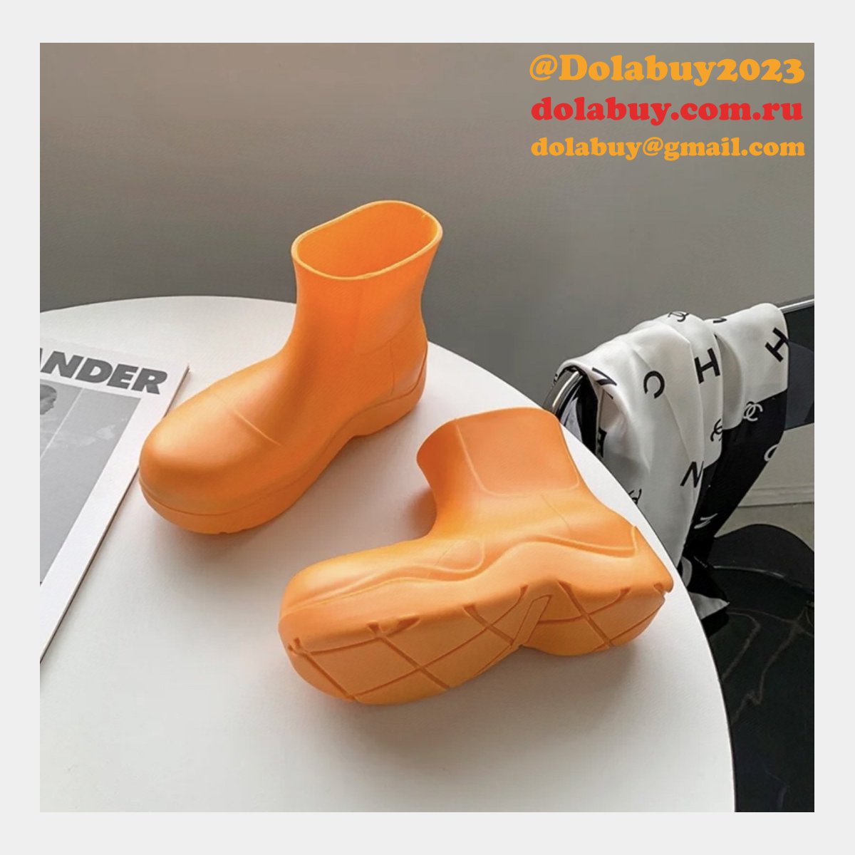 best top quality replica b0tte*a Ven*ta rain boots dupe shoes