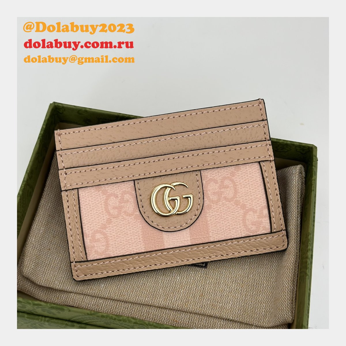 gg supreme ophidia duplicate card case 523159 inspired G*u*i bag