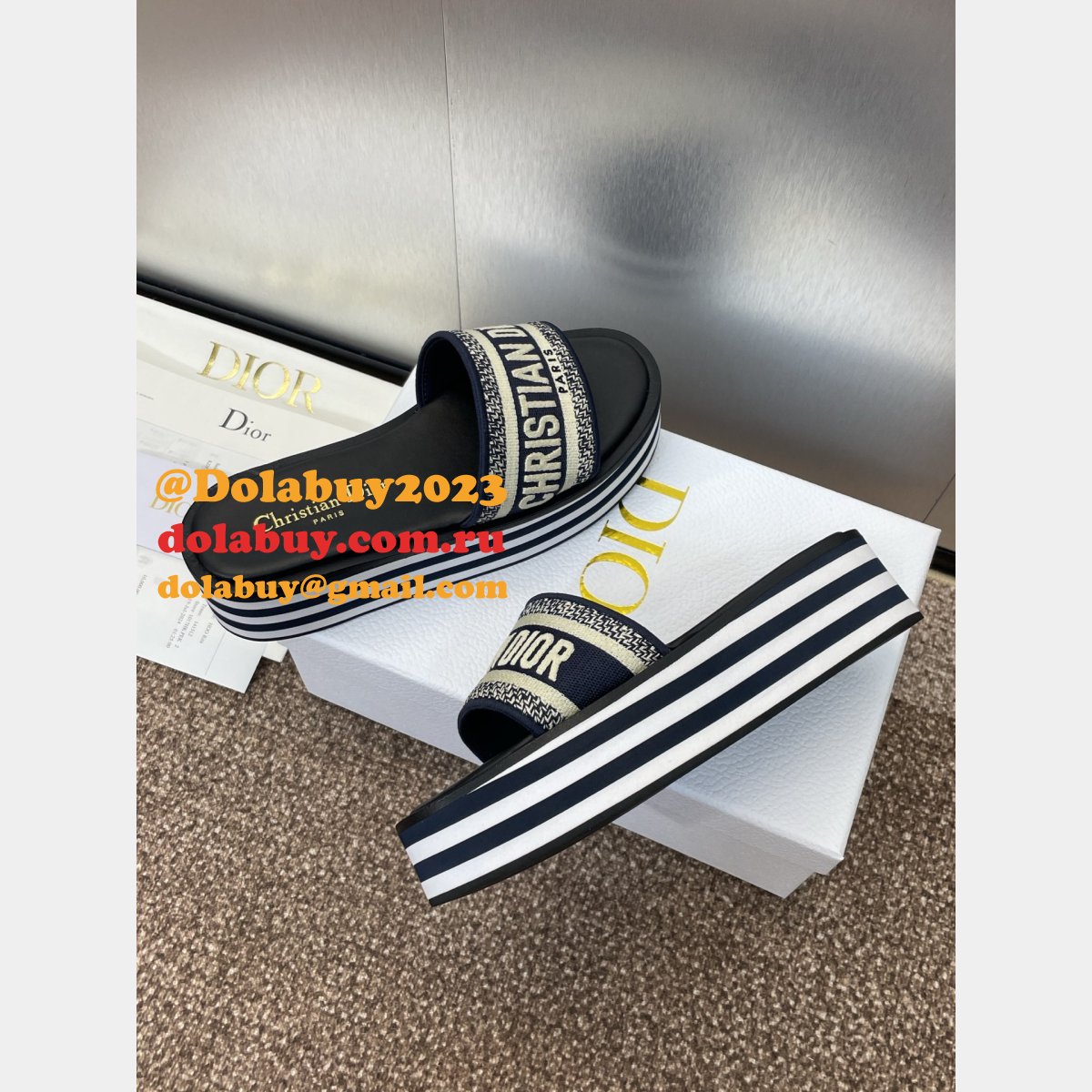 Best Dior Dway Platform Slide