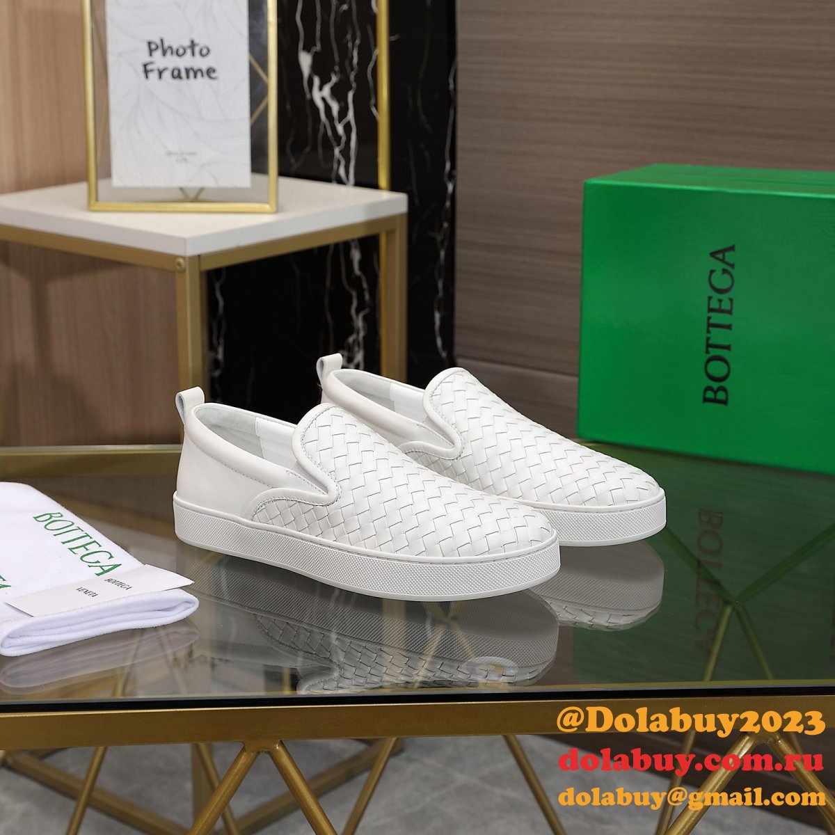 b0tte*a Ven*ta knockoff flats intrecciato nappa slip on sneakers shoes
