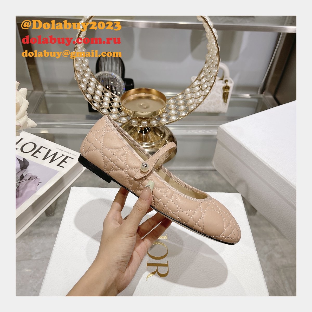Top Quality Wholesale DIOR ballet flats