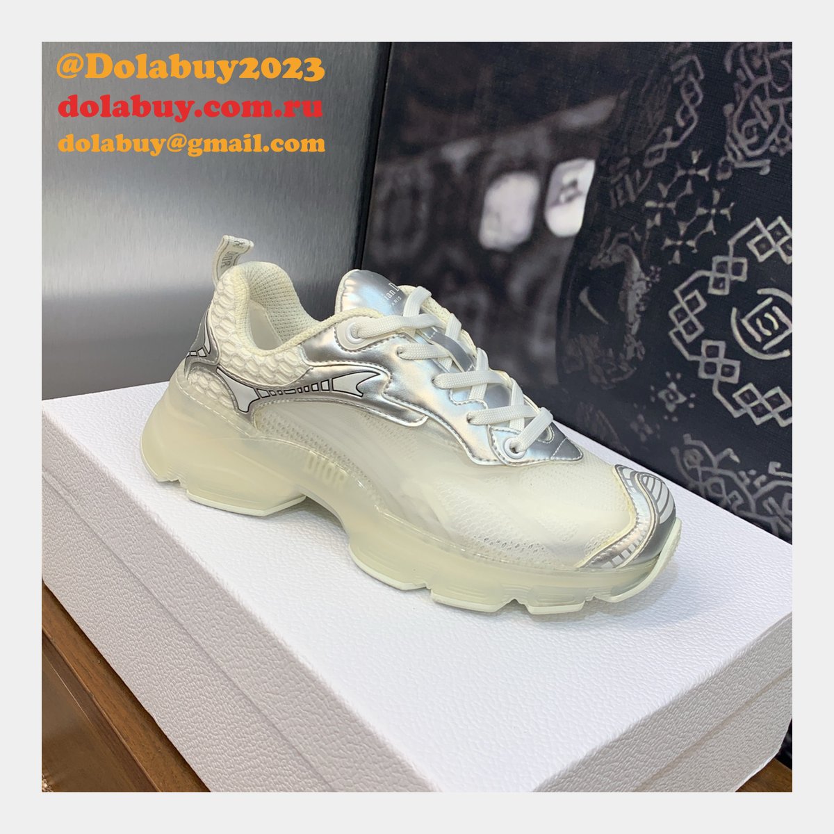 The Best Replicas Dior Vibe Sneakers AAA+ Quality Shoes