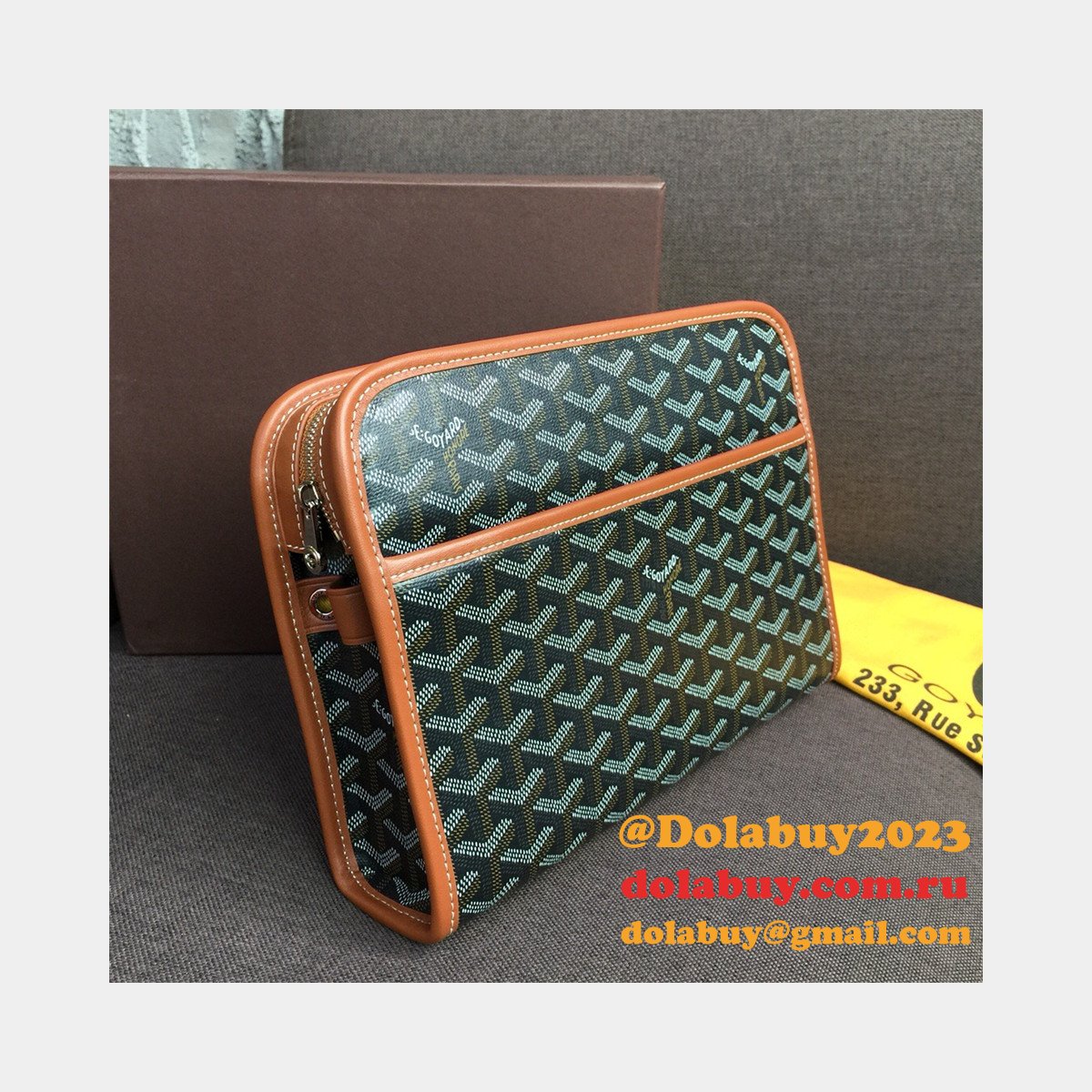 Top Quality Goyard Multi-Color Cosmetic toiletry bag