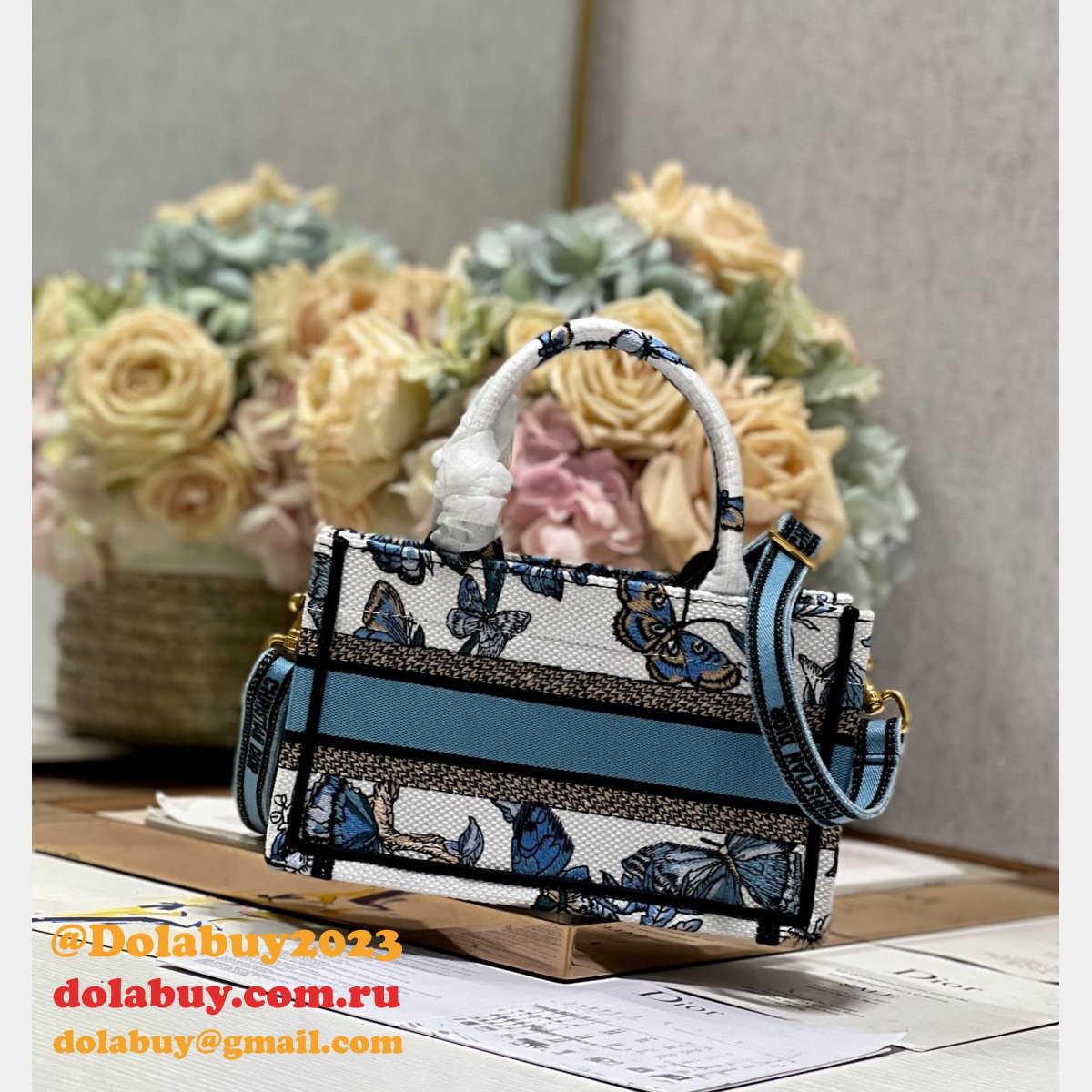 Designer Replica Dior Book Tote 1286/9024 Wholesale Paris Oblique Bag