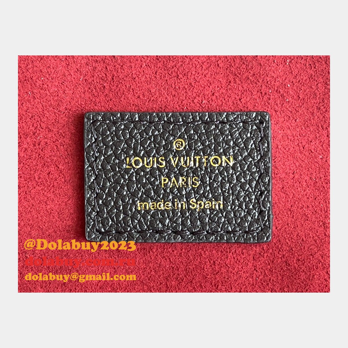 Best Replica Quality Louis Vuitton Grand Palais Monogram Empreinte Leather M45811 Black