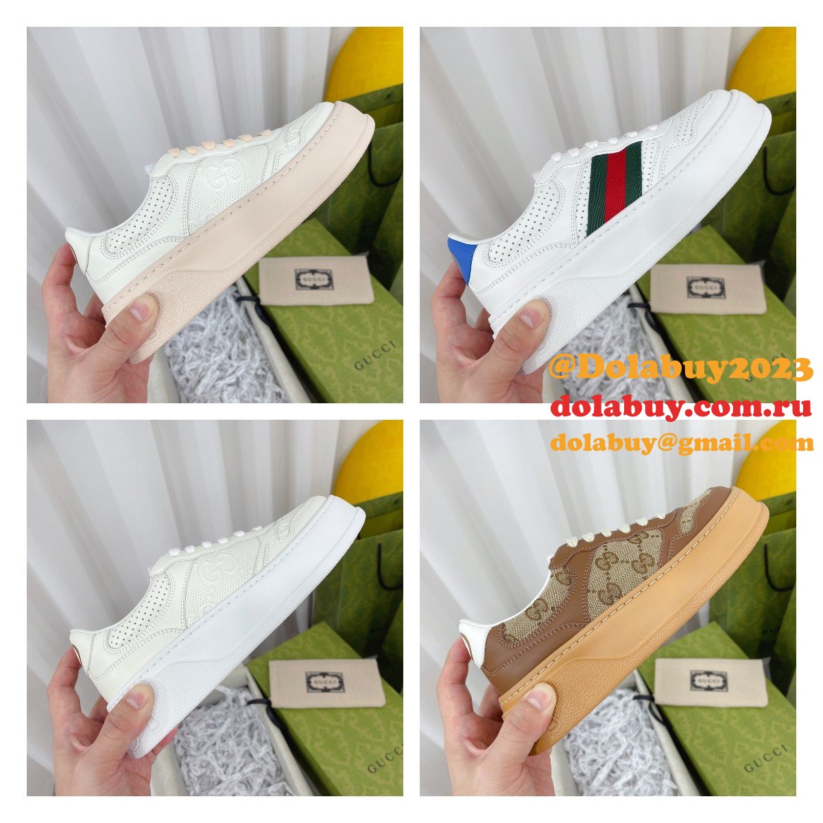 G*u*i replica gg logo shoes online