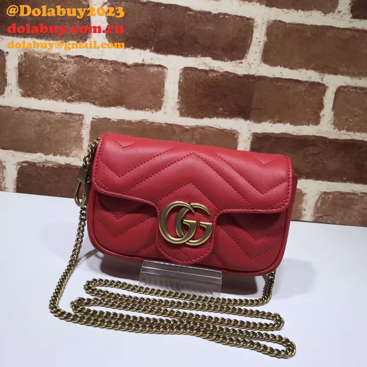 G*u*i marmont fashion mini chevron bag 476433