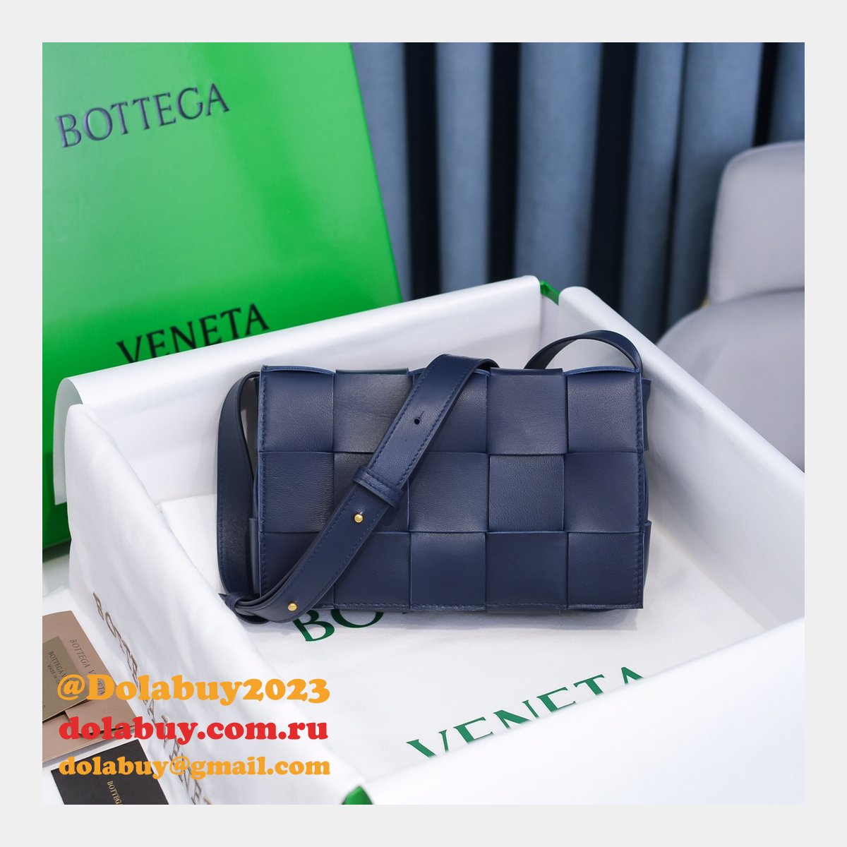top quality b0tte*a Ven*ta cassette lambskin crossbody bag