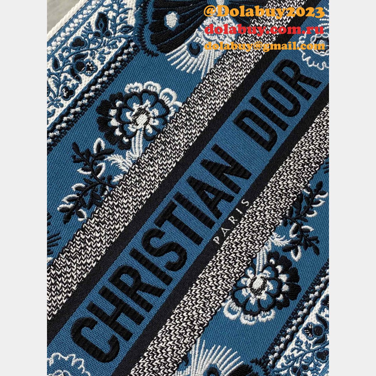 We Offer 1:1 Perfect Quality Designer Replica Dior CD Book Tote Wholesale