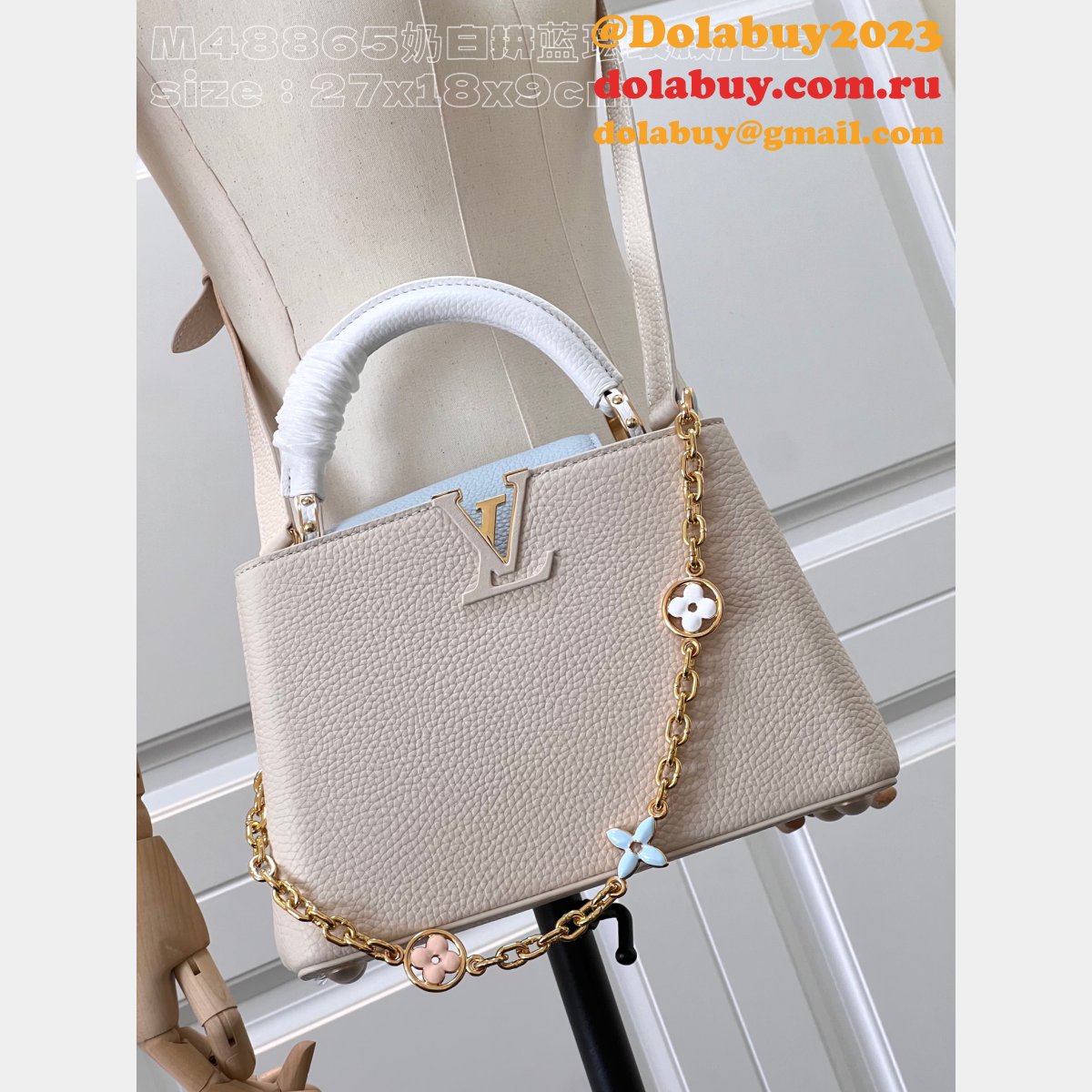 Louis Vuitton Capucines Wholesale Original M48865 Replica Bag