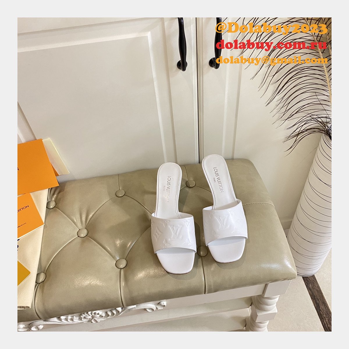 Fashion LOUIS VUITTON 1:1 MIRROR Neo Revival Mule
