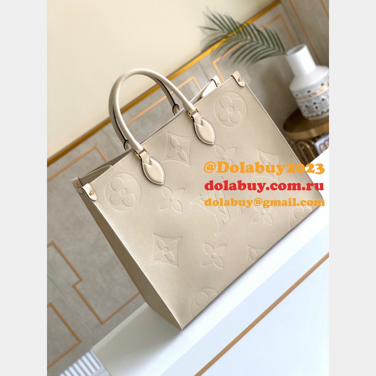 Louis Vuitton Wholesale OnTheGo GM Monogram Empreinte M45081/M44925 Leather