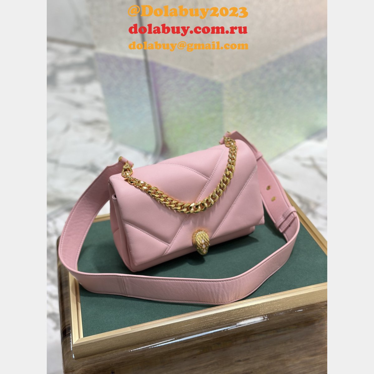 serpenti cabochon bvlgari 291085/291088/291223 b0tte*a Ven*ta fake bag