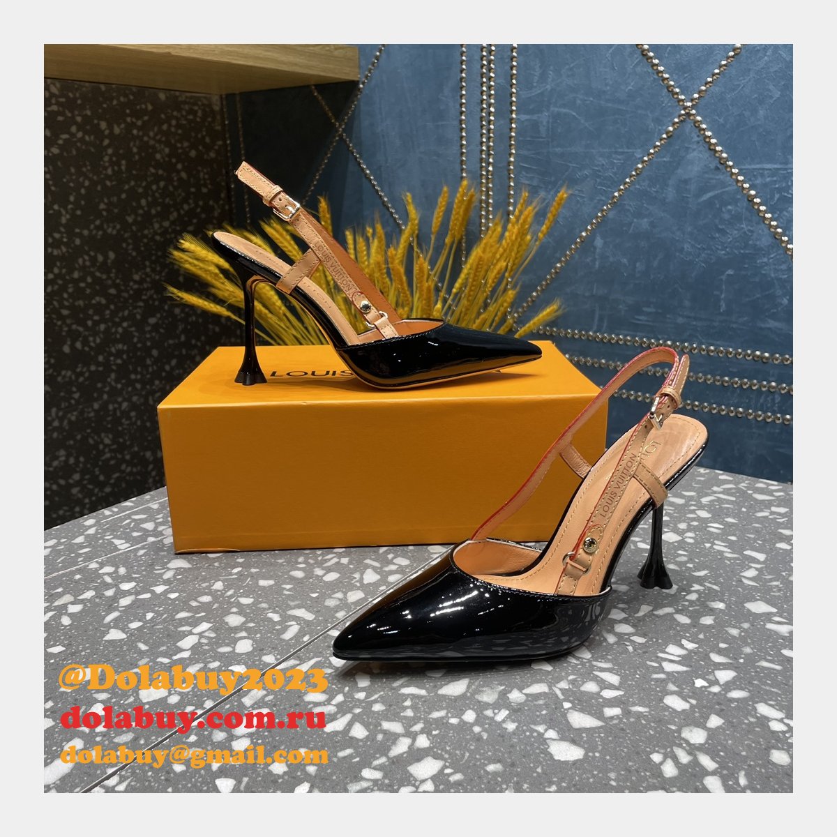 Replica LOUIS VUITTON Blossom Slingback Pump