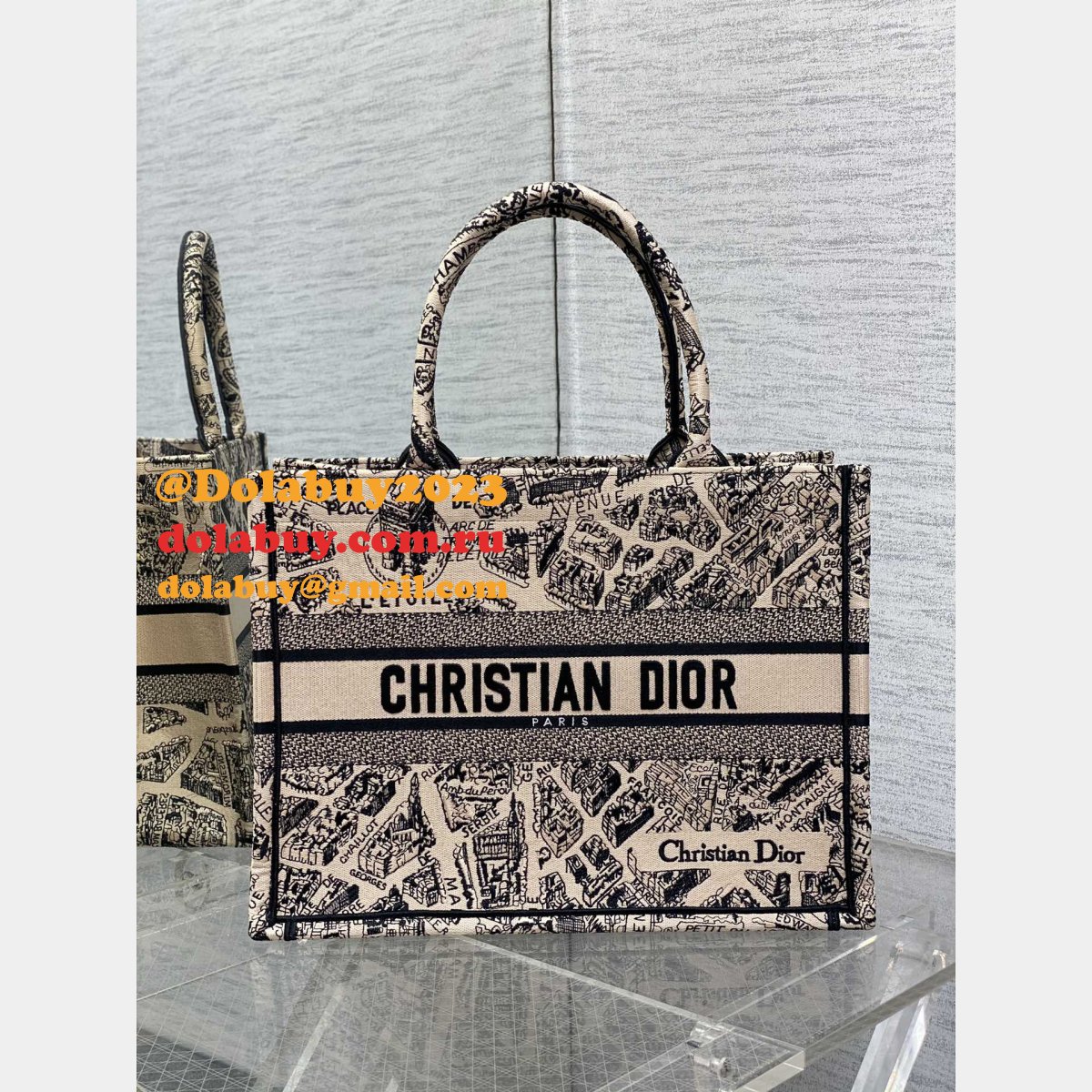 Christian Dior CD Book Tote Top Quality Replica Bags