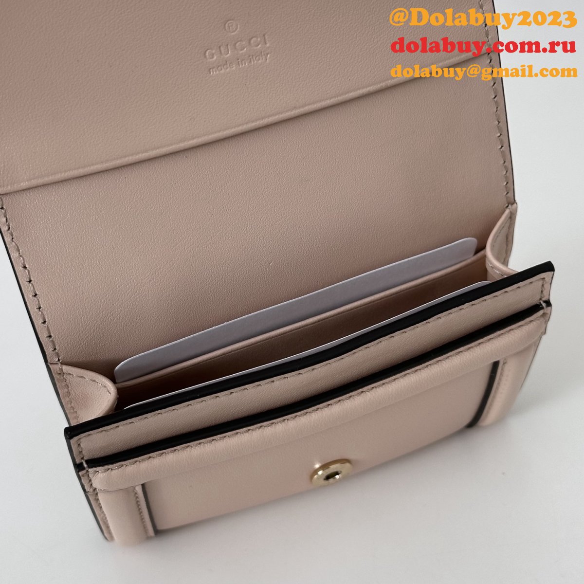 G*u*i wholesale 818795 blondie card case leather wallets