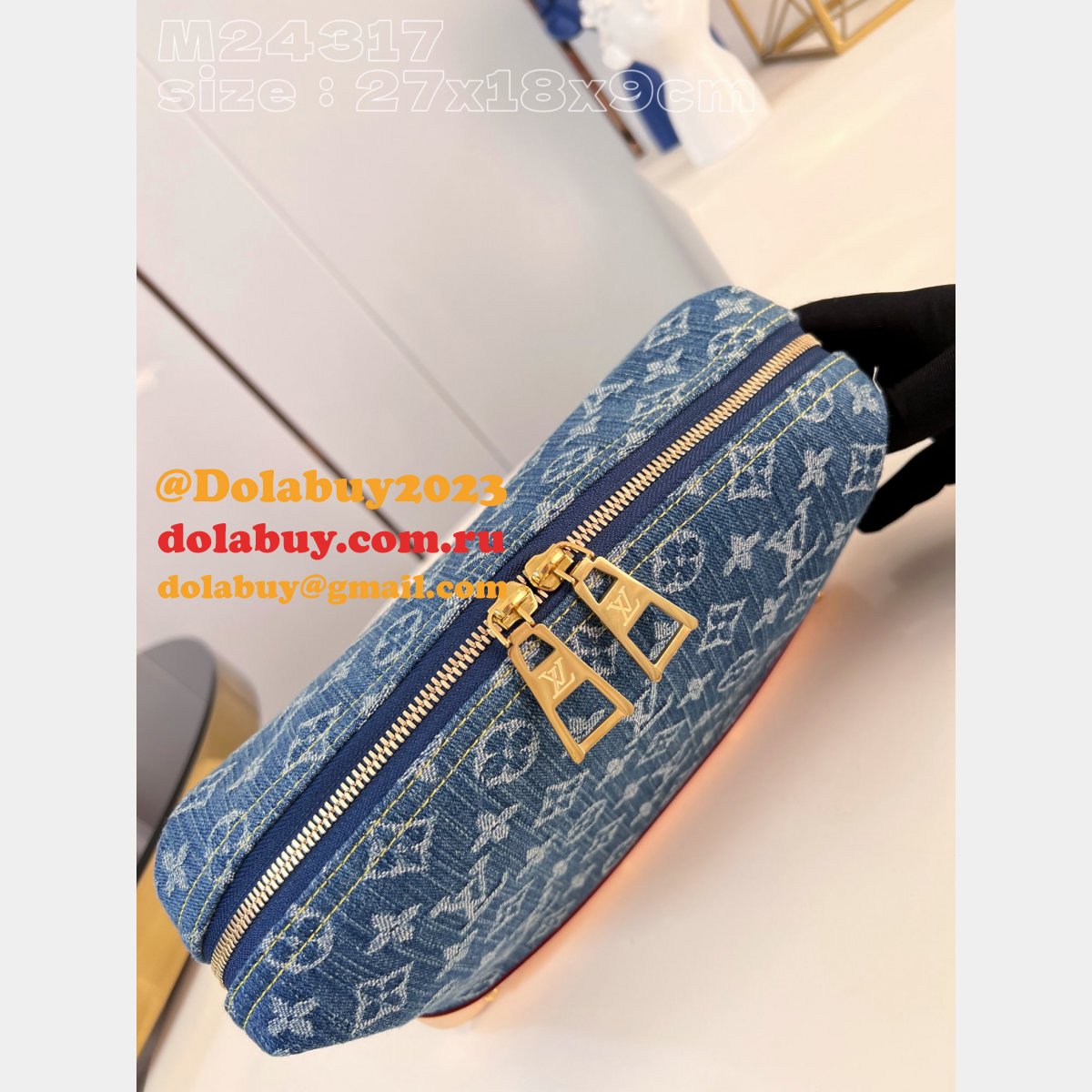 Pochette Cosmétique M24317 New Designer Replica Louis Vuitton Bag