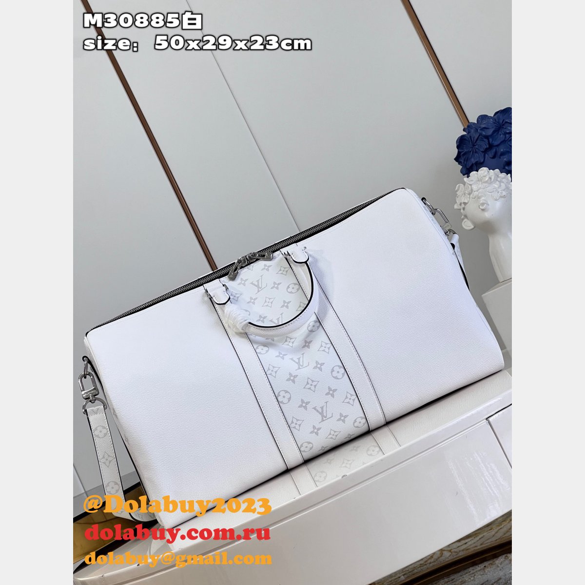 UK Louis Vuitton Travel Replica Keepall Bandoulière 50 Taigarama M30885 Bag