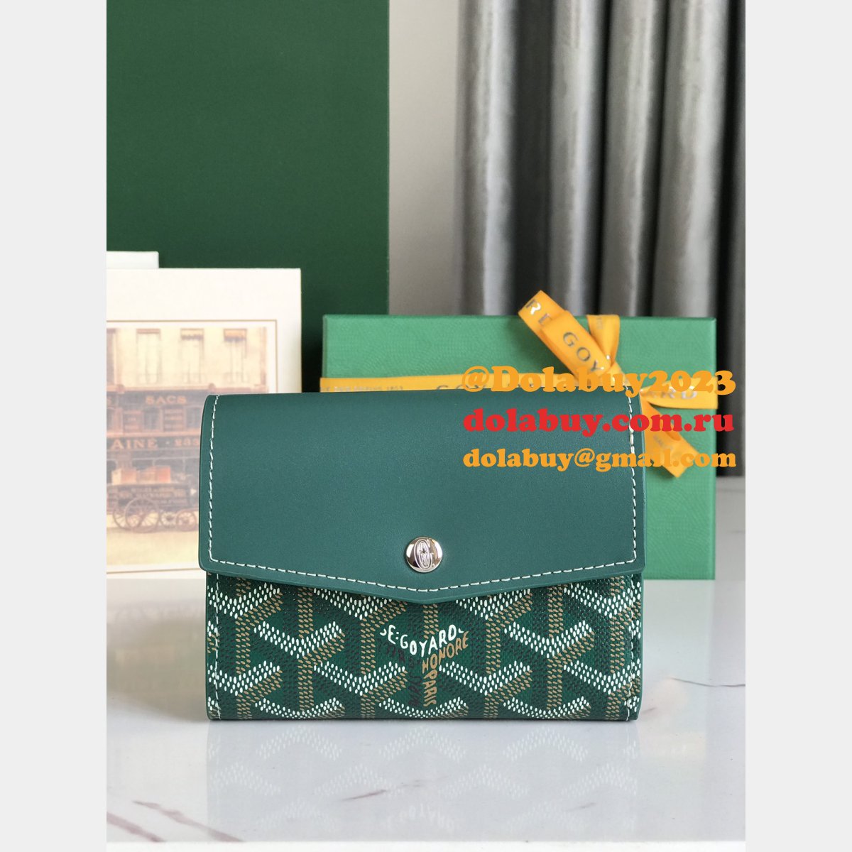 Top Quality Goyardine  Saint-Gabriel wallet