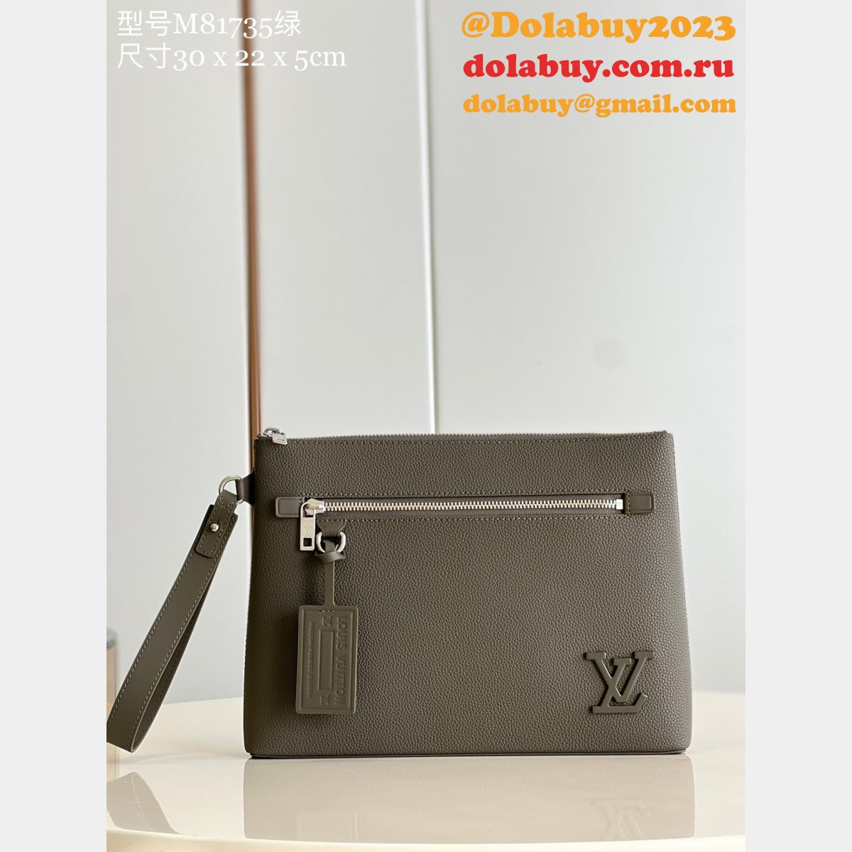 The Best Louis Vuitton Dolabuy M69837/M69835 Ipad Pouch LV AEROGRAM Wallets