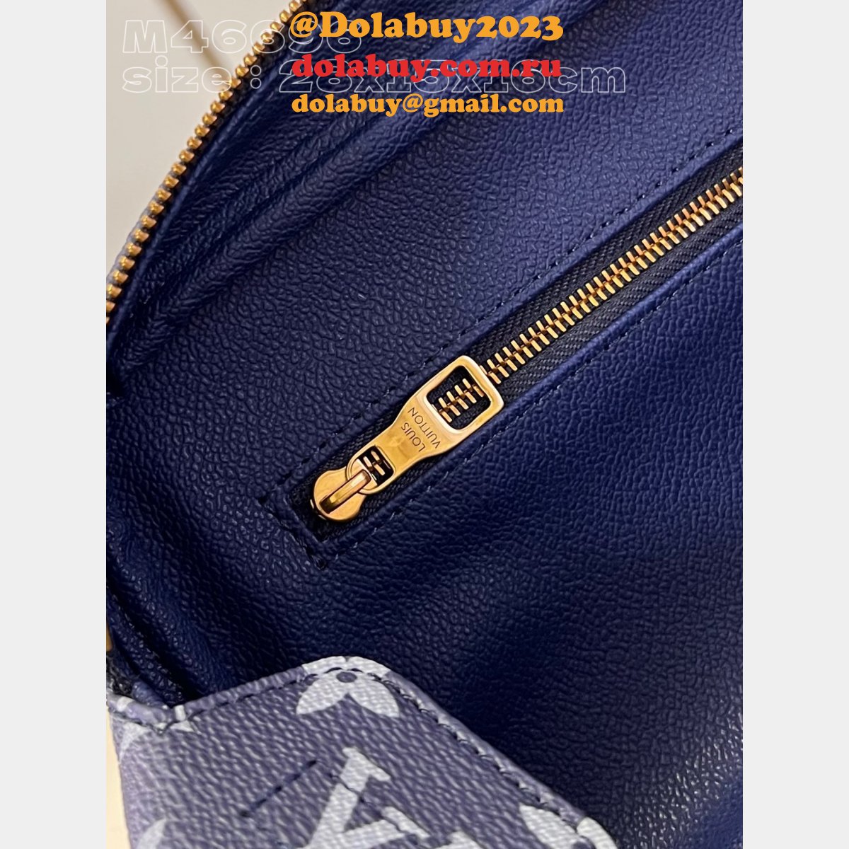 Dopp Kit M46696 Louis Vuittons Replicas High Quality Copy Designer Bag