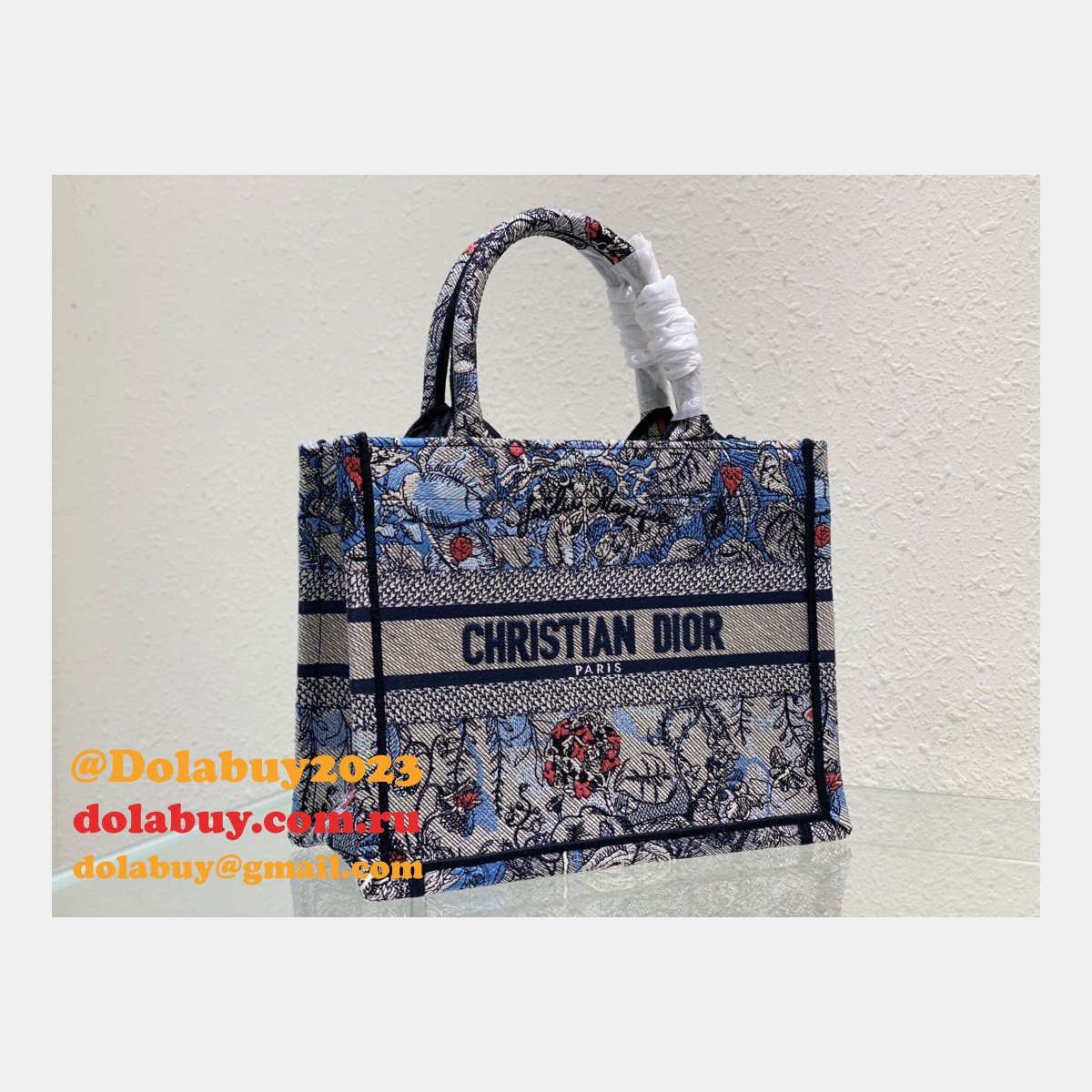 Christian Dior Tote CD Book Tote First Copy Replica Bag