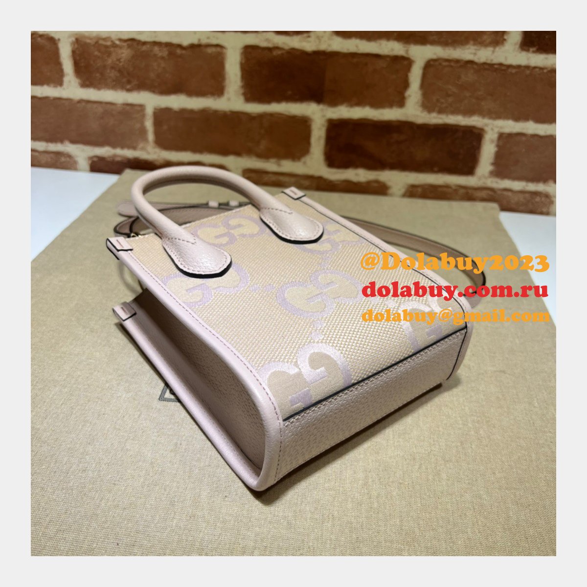 G*u*i perfect 671623 tote interlocking g jumbo fake bag