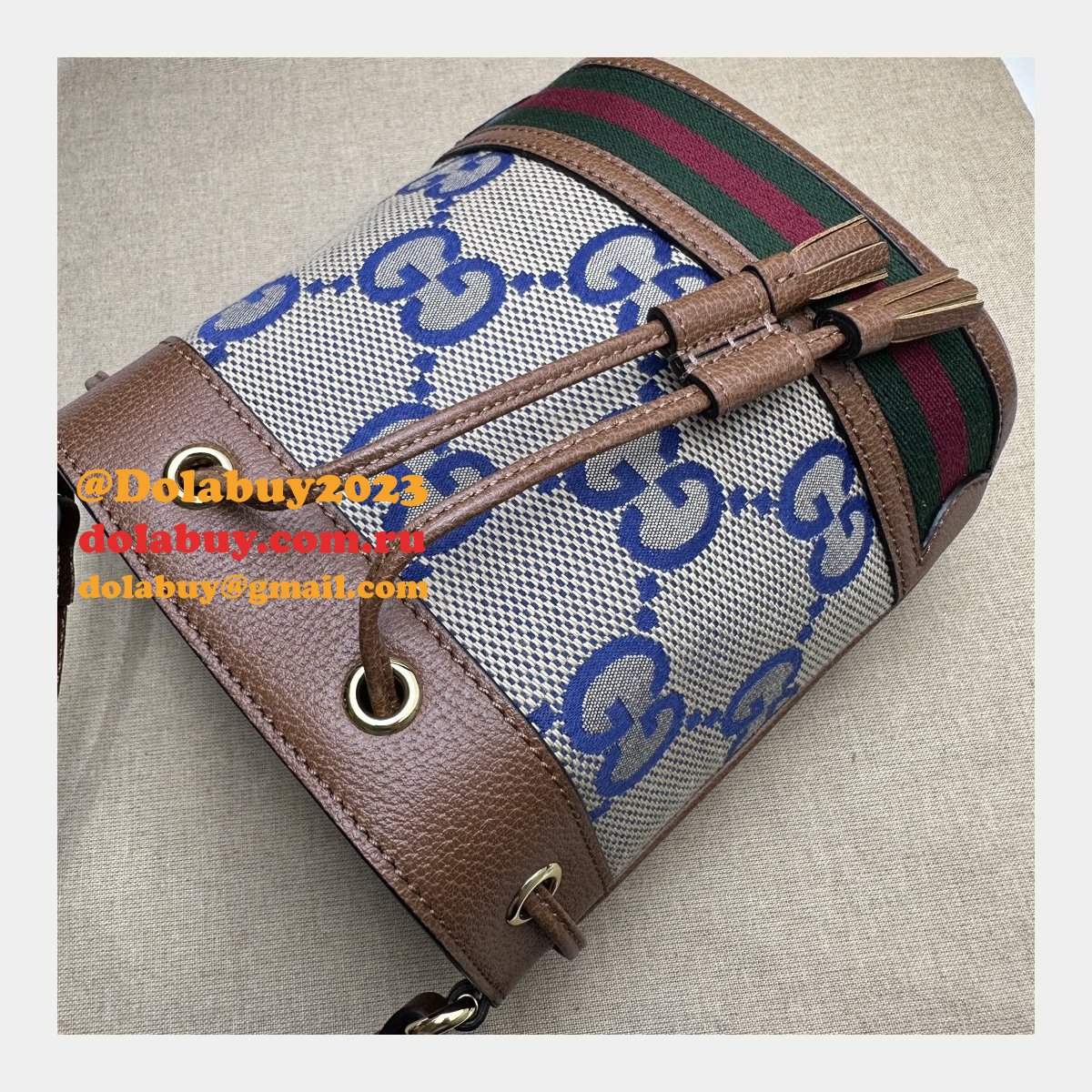 ophidia G*u*i replica bucket gg supreme 550620 knockoff bag
