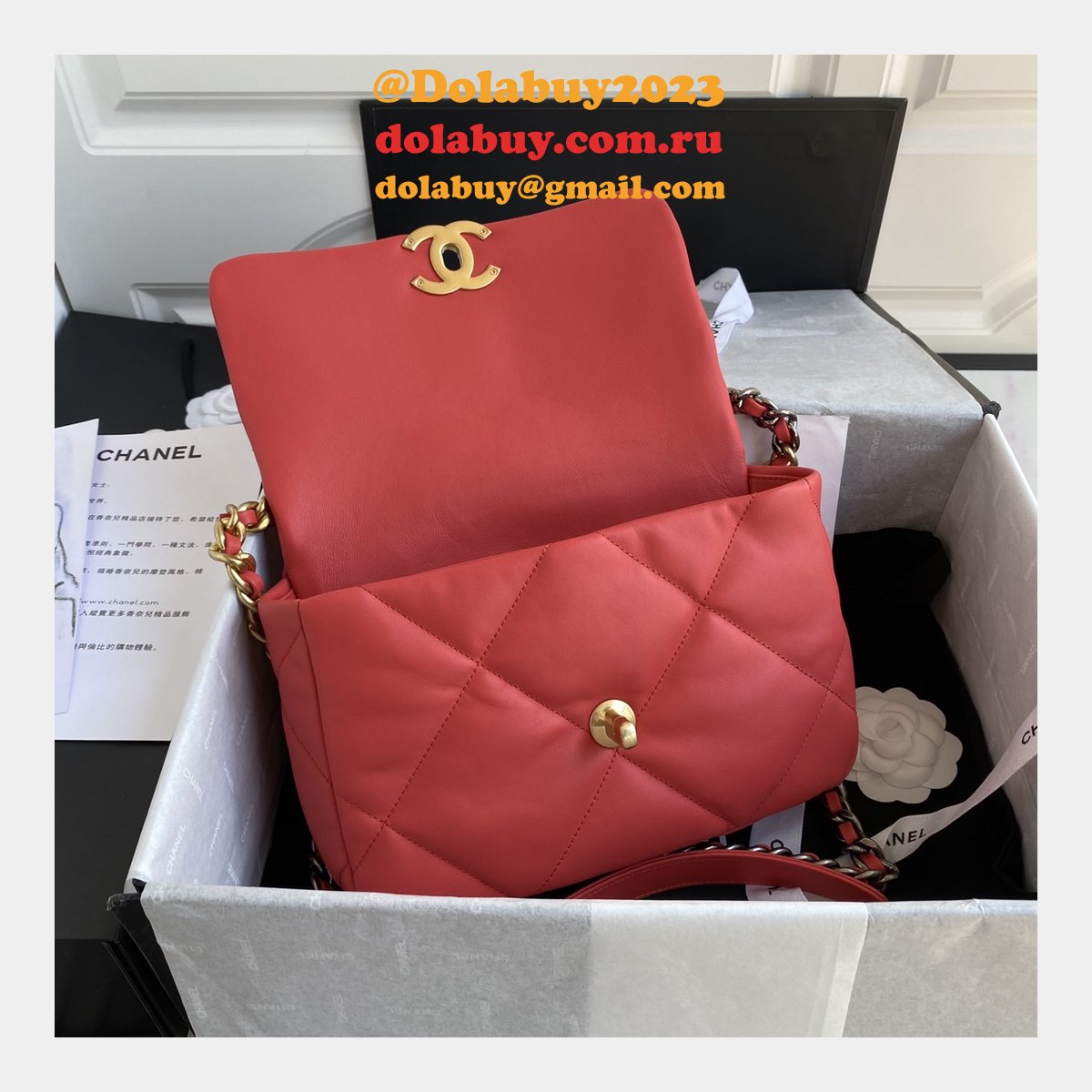 Top CC 19 Bags 2021 Red 30CM