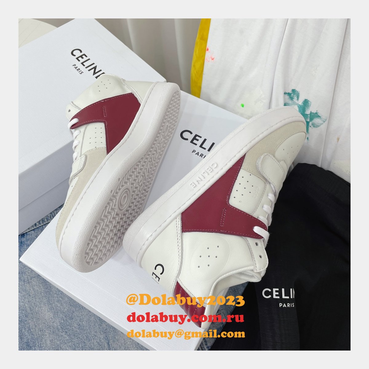 Top Quality Celine Replica Sneakers TUP Sale Store